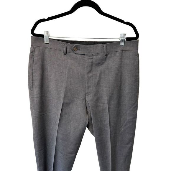 Lauren Ralph Lauren High Performance Gray Wool Pleated Dress Pants Size 34x32 - Picture 4 of 8